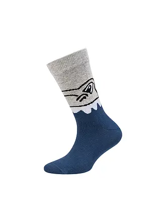 CAMANO | Chaussettes garçon lot de 4 gris foncé | blau